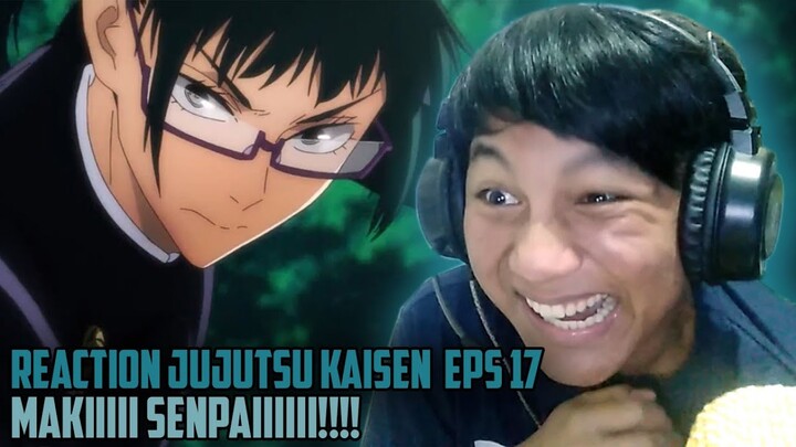 ZENIN SENPAI TERLALU NGERI!! - REACTION JUJUTSU KAISEN EPS 17 INDONESIA