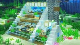 【Gaming】[Minecraft] Moving underwater. Bid Creepers farewell~