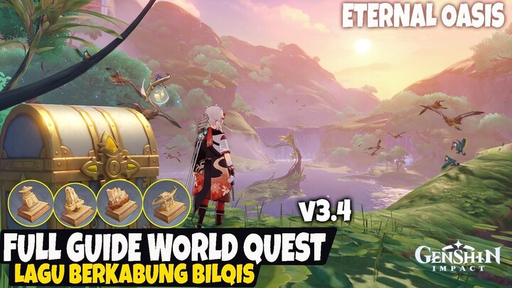 Full GUIDE World Quest "LAGU BERKABUNG BILQIS" - Genshin Impact v3.4