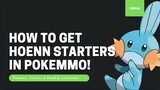 PokeMMO: WHERE TO CATCH ALL THE HOENN STARTERS! Treecko, Torchic and Mudkip Locations! (Tutorial)