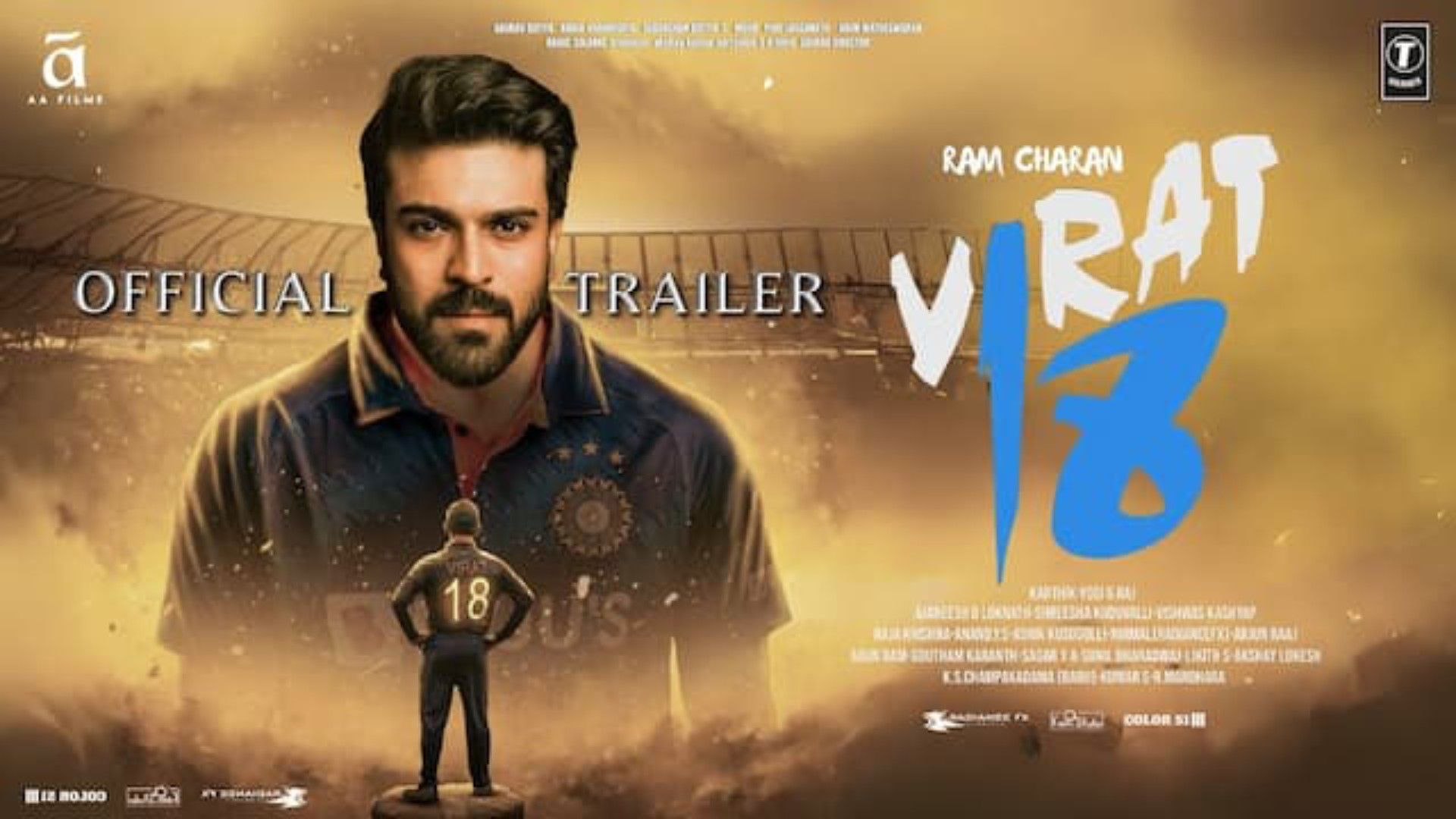 Virat Kohli: Jersey No.18 - Official Trailer | Ram Charan | A A Films |  Kiara Advani, Karan J Update - BiliBili