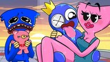 BLUE & KISSY MISSY LOVE STORY ! - Cartoon Animation (Poppy Playtime)