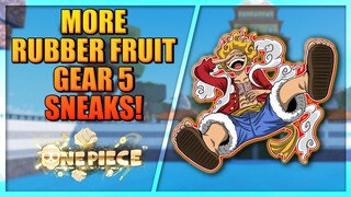 Rubber Fruit Gear 5 Sneak Peek and More in A One Piece Game