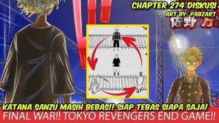 TOKYO REVENGERS CHAPTER 274 DISKUSI - FINAL WAR! TAKEMICHI VS MIKEY WAKASA + KATANA  SANZU BERAKSI??