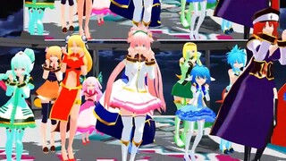 【MMD ギャラクシーエンジェル】エンジェル隊でgirls