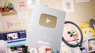 my silver play button is here!! (vlog?)