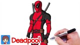Cara Menggambar Deadpool dengan Mudah