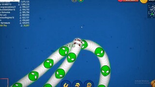 Worms Zone.io #008 Game of earthworms - Rắn Săn Mồi, rắn hyền thoại, kịch tính _