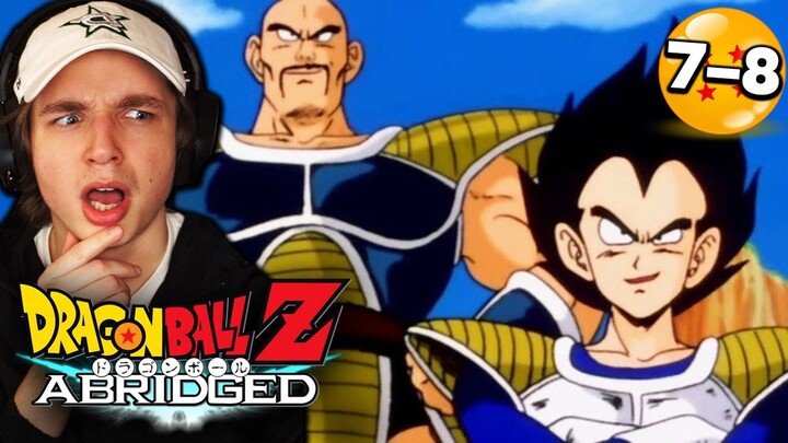 Vegeta and Nappa ARRIVE! | Dragon Ball Z: Abridged REACTION Episode 7-8