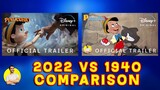 Pinocchio Trailer 2 Comparison (2022 vs 1940) Shot For Shot