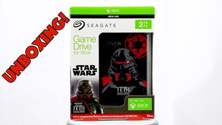 UNBOXING! Seagate Game Drive for Xbox Star Wars Jedi: Fallen Order Special Edition 2TB Hard Drive