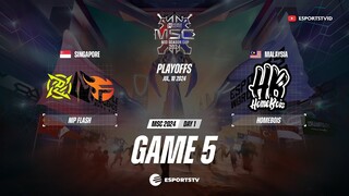 NIP Flash vs HomeBois GAME 5 MSC 2024 | HB VS NPFL ESPORTSTV