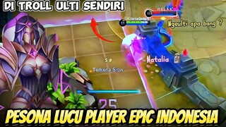 Kelakuan Lucu Player Epic Mobile Legends Indonesia 😂