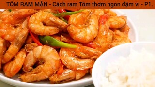 cách làm tôm răn mặn phần 1