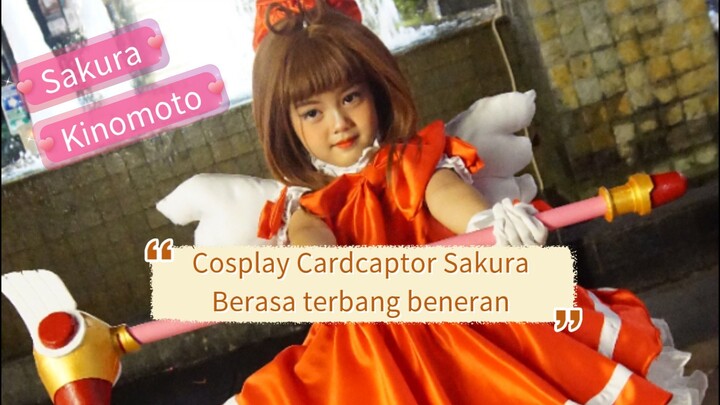 Cosplay Cardcaptor Sakura, berasa terbang beneran ❤🥰#JPOPENT #bestofbest