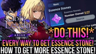 Solo Leveling Arise - How To Get More Essence Stones! *Make Sure You Do this*