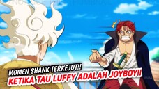 INI DIA REAKSI SHANK KETIKA TAU LUFFY ADALAH SOSOK DEWA NIKA JOYBOY DI DUNIA ONE PIECE!!