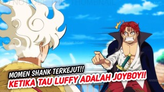 INI DIA REAKSI SHANK KETIKA TAU LUFFY ADALAH SOSOK DEWA NIKA JOYBOY DI DUNIA ONE PIECE!!