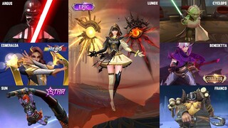 ALL ENTRANCE ANNIMATION FOR UPCOMING SKINS - MOBILE LEGENDS