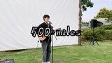 Chơi nhạc ngoài trời ở Thành Đô và hát "500 Miles"