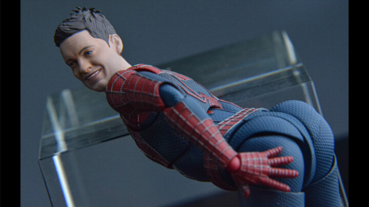 shf Toby Spider-Man สีหน้าของเขาทำให้ฉันหัวเราะ