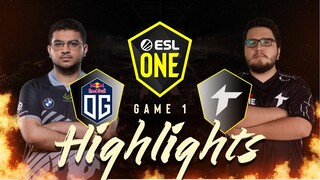 Game 1: OG vs Thunder Awaken | ESL One Stockholm | May 21, 2022