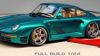 [เล่นโมเดล] ประกอบโมเดลรถสปอร์ต Tamiya 1/24 Porsche 959 |