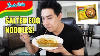 Indomie Salted Egg Fried Noodles Review! SEDAP?! SHEREP?