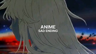 Anime sad ending