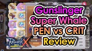 [ROX] PEN vs CRIT! TW Super Whale Gunslinger Review! | KingSpade