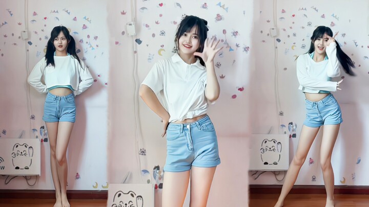 【小桑心】女孩子一个人在家当啦啦队~~少女时代《Oh》