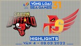 Highlights SKY vs SGB [Ván 4][Vòng Loại SEA Games 31 - Bán Kết 1][09.03.2022]
