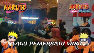 ketika lagu kebangsaan di putar di event wibu, suasana auto pecah🔥🔥