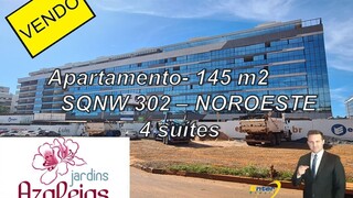 #Venda #apartamento 4 suites #Noroeste SQNW 302- Jardins Azaleias #brasilia #brasiliadf #imovel #df