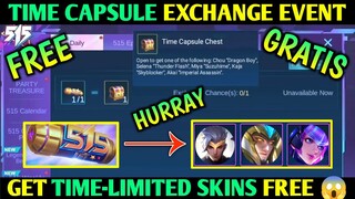 TIME CAPSULE EXCHANGE TO TIME-LIMITED SKIN || MOBILE LEGENDS BANG BANG