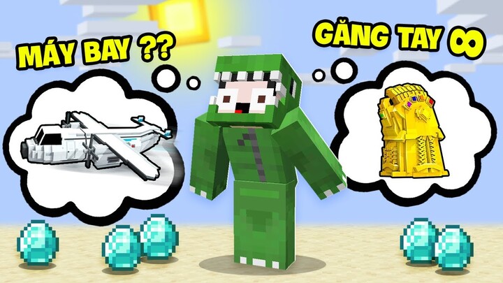 Minecraft Bedwars Sở Hữu Kĩ Năng ƯỚC GÌ ĐƯỢC ĐÓ Siêu Vip * Troll Noob Team Bằng Máy Bay Siêu Cấp