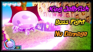 SpongeBob Battle for Bikini Bottom Rehydrated - King Jellyfish Boss Fight (No Damage)