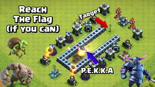 Reach The Flag Challenge | Clash of Clans Impossible Base