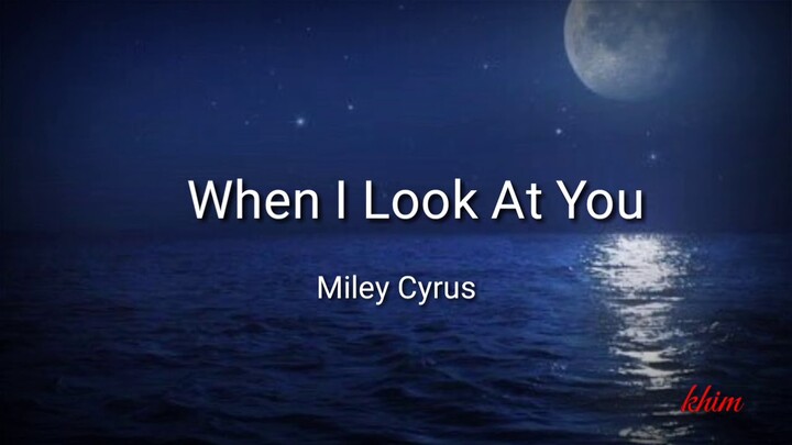 When I Look at You Minus One (Karaoke) - Miley Cyrus