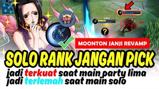 BUKAN SKILLnya tapi MENTAL BAJAnya buat player solo mythic pick ini hero - Mobile Legends