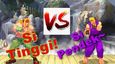 Orang tinggi vs Orang pendek