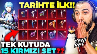 DÜNYA'DA İLK!! 😮 TEK KUTUDA 15 DESTANSI SET GELDİ!! PUBG MOBILE ÇILDIRDI!!