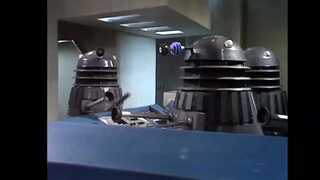 Dalek action in: 'Planet Of The Daleks' (1973)
