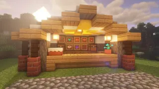 Market Stall in Village Minecraft