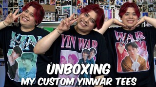 CUSTOM YINWAR TEES - UNBOXING! (Y2K Tees)