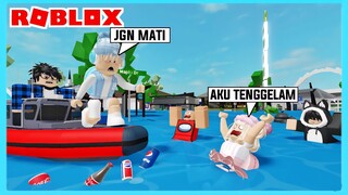 Adiku Hampir Mati Tenggelam Karena Banjir Di Roblox Brookhaven ft @Shasyaalala