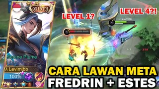 TUTORIAL LING ROTATION VS META FREDRINN ESTES! How To Make Fredrinn Jungle Can't Farm - MLBB