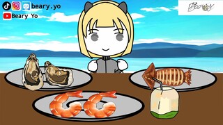 seafood mukbang