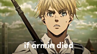 if armin died