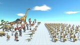 100x Gauls vs Every Faction - Animal Revolt Battle Simulator